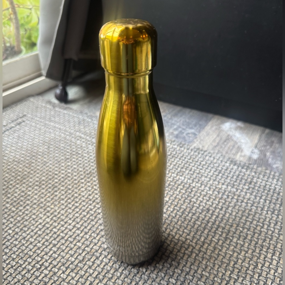 Gold Swell 17 oz Insulated Stainless Steel Water Bottle